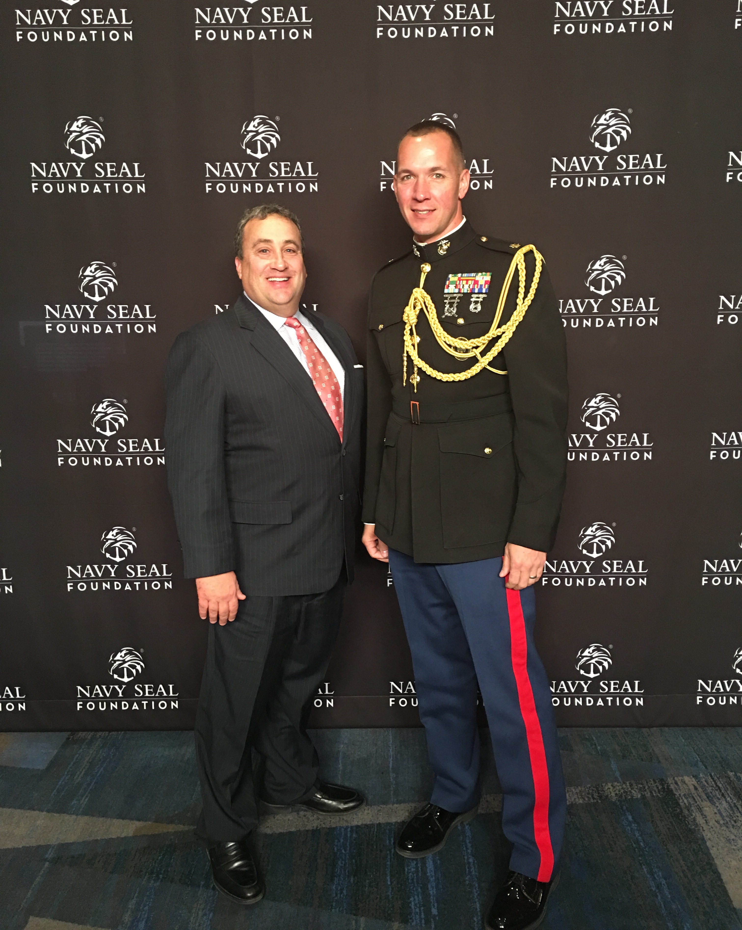 Brian zucker out in support of the navy seal foundation again this year